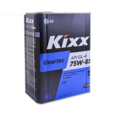 Трансмиссионное масло Kixx Geartec FF GL-4  75W-85 (Gear Oil HD) 4л.